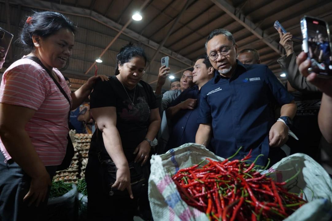 Turun ke Pasar MMTC, Mendag Pastikan Stok dan Harga Bapok di Medan dan Sekitarnya Tetap Stabil, Deempatbelas.com