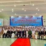 RATUSAN MAHASISWA UNIVERSITAS AUDI INDONESIA MENGIKUTI KEGIATAN CAPPING DAN PINNING DAY