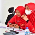KETUA TP-PKK HADIRI RAKOR PERSIAPAN PENILAIAN SUPERVISI DESA