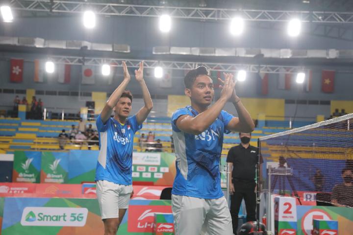 Kalahkan Pramudya/Yeremia, Ahsan/Hendra Lolos 16 besar All England 2023, Deempatbelas.com
