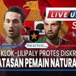 LIVE UPDATE SPORT: Polemik Pembatasan Pemain Naturalisasi, Marc Klok-Lilipaly Protes Diskriminasi