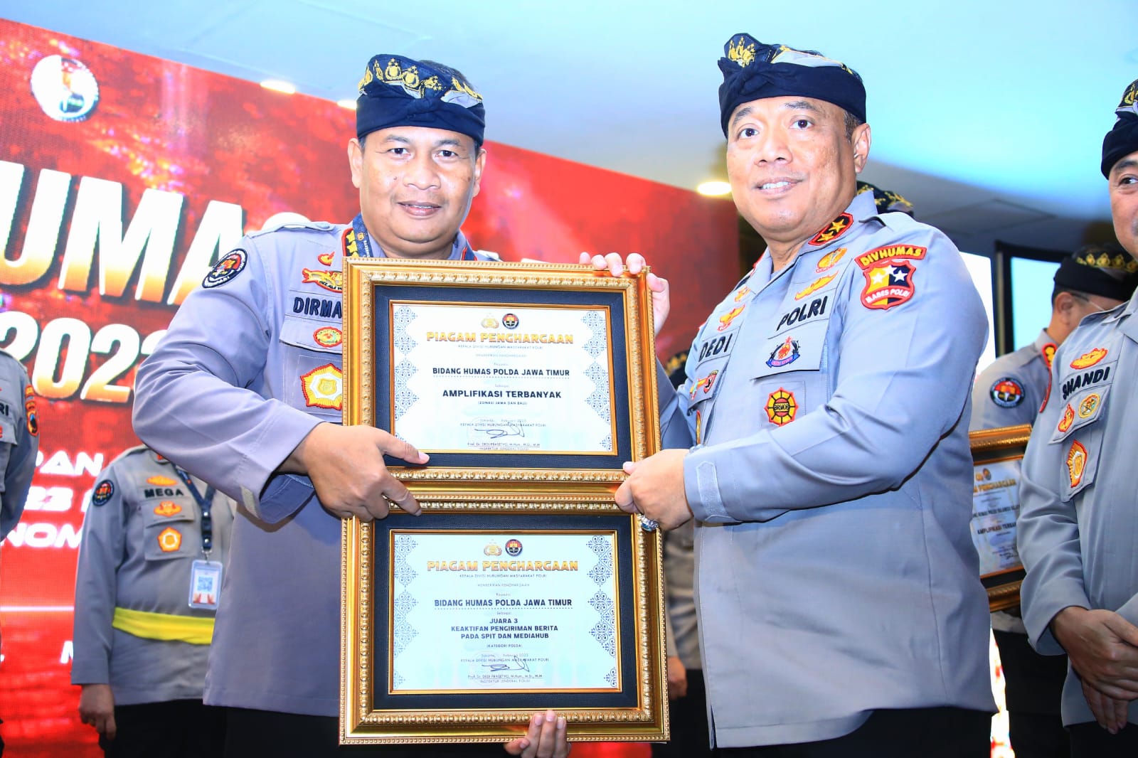 Raih Dua Penghargaan, Kabid Humas : Polda Jatim Siap Amankan Tahapan Pemilu 2024, Deempatbelas.com