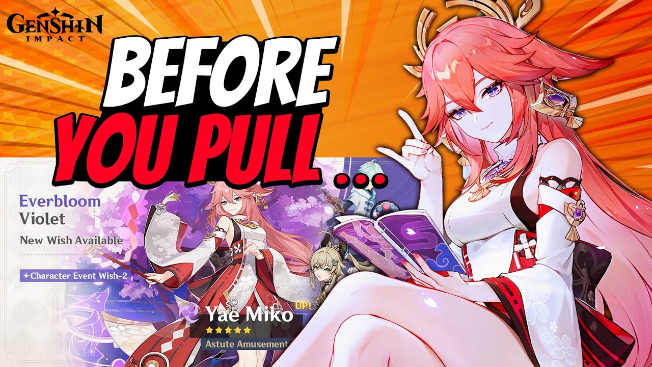 Rekomendasi Build Yae Miko di Genshin Impact versi 3.7!, Deempatbelas.com