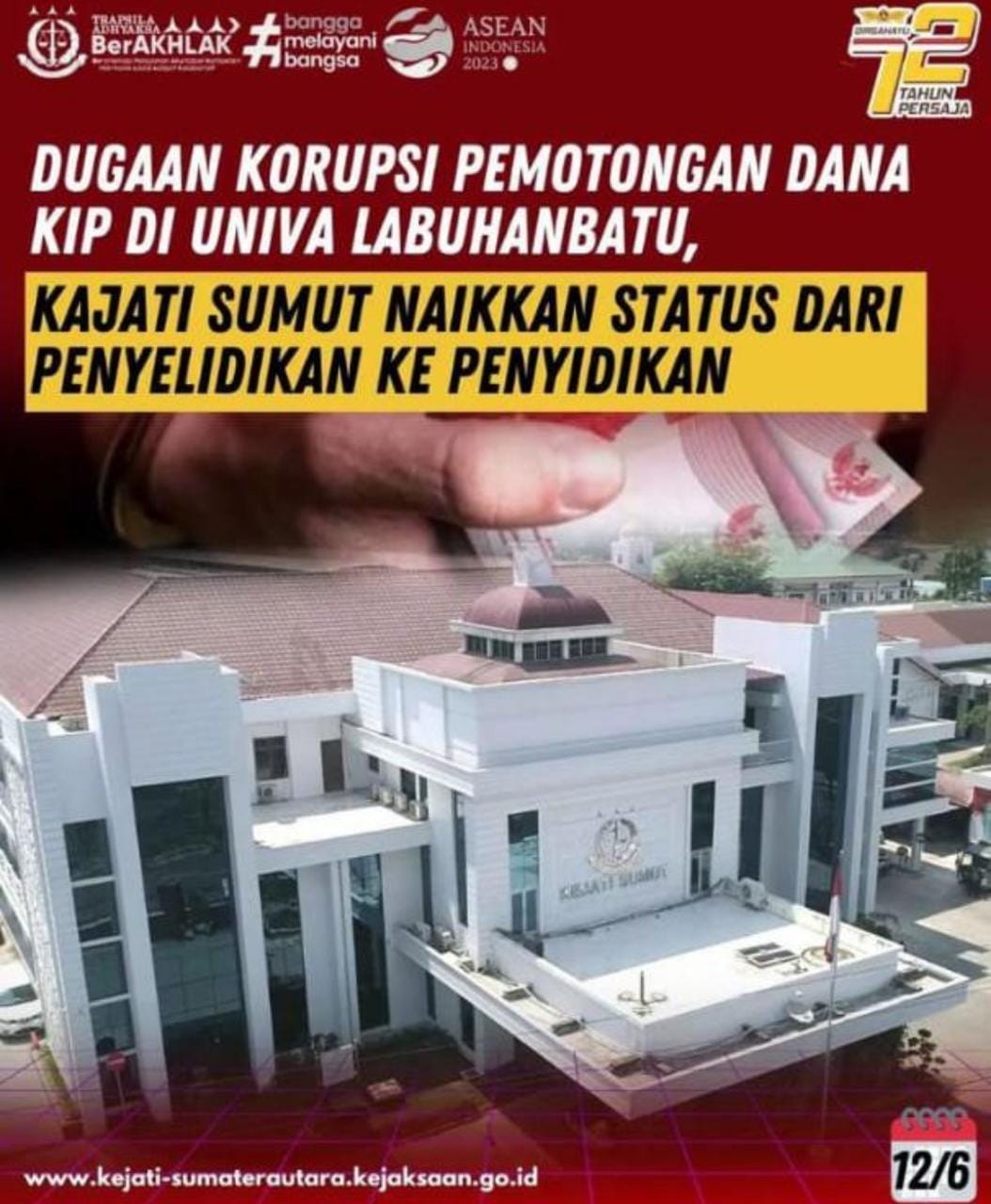 Dugaan Korupsi Dana KIP di Univa Labuhanbatu, Kasipenkum Kejatisu: Ditemukan Tindak Pidana dan Bukti Permulaan Yang Cukup Dalam Kasus Itu , Deempatbelas.com