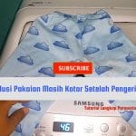 TIPS MENCEGAH NODA PUTIH TERTINGGAL PADA PAKAIAN YANG DICUCI DENGAN MESIN CUCI