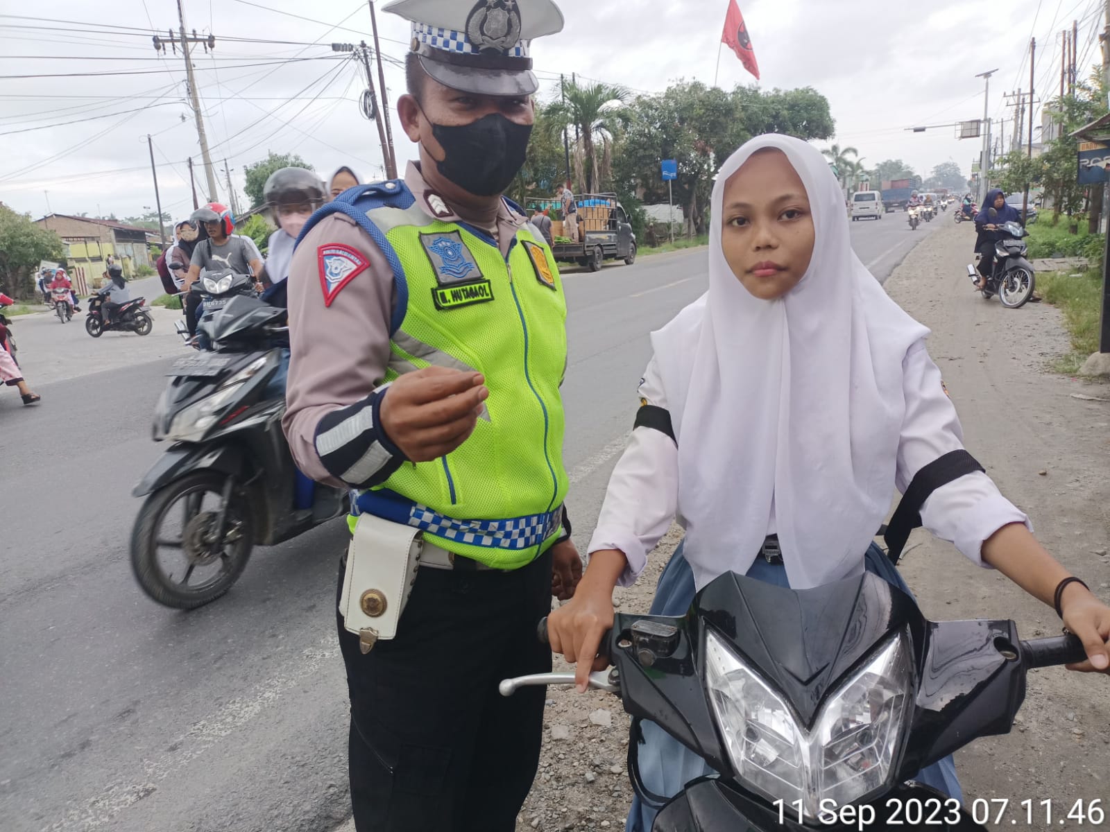 Polres Batubara Gelar Operasi Zebra Toba 2023 Tingkatkan Kesadaran Pengendara Berlalu Lintas, Deempatbelas.com