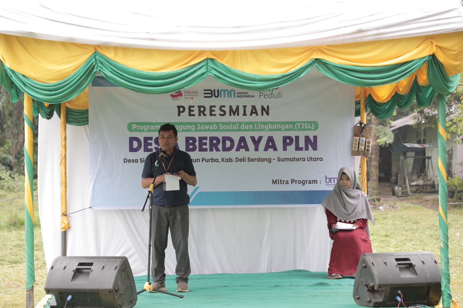 PLN Sumut dan Pemkab Deli Serdang Resmikan Desa Berdaya PLN, Deempatbelas.com
