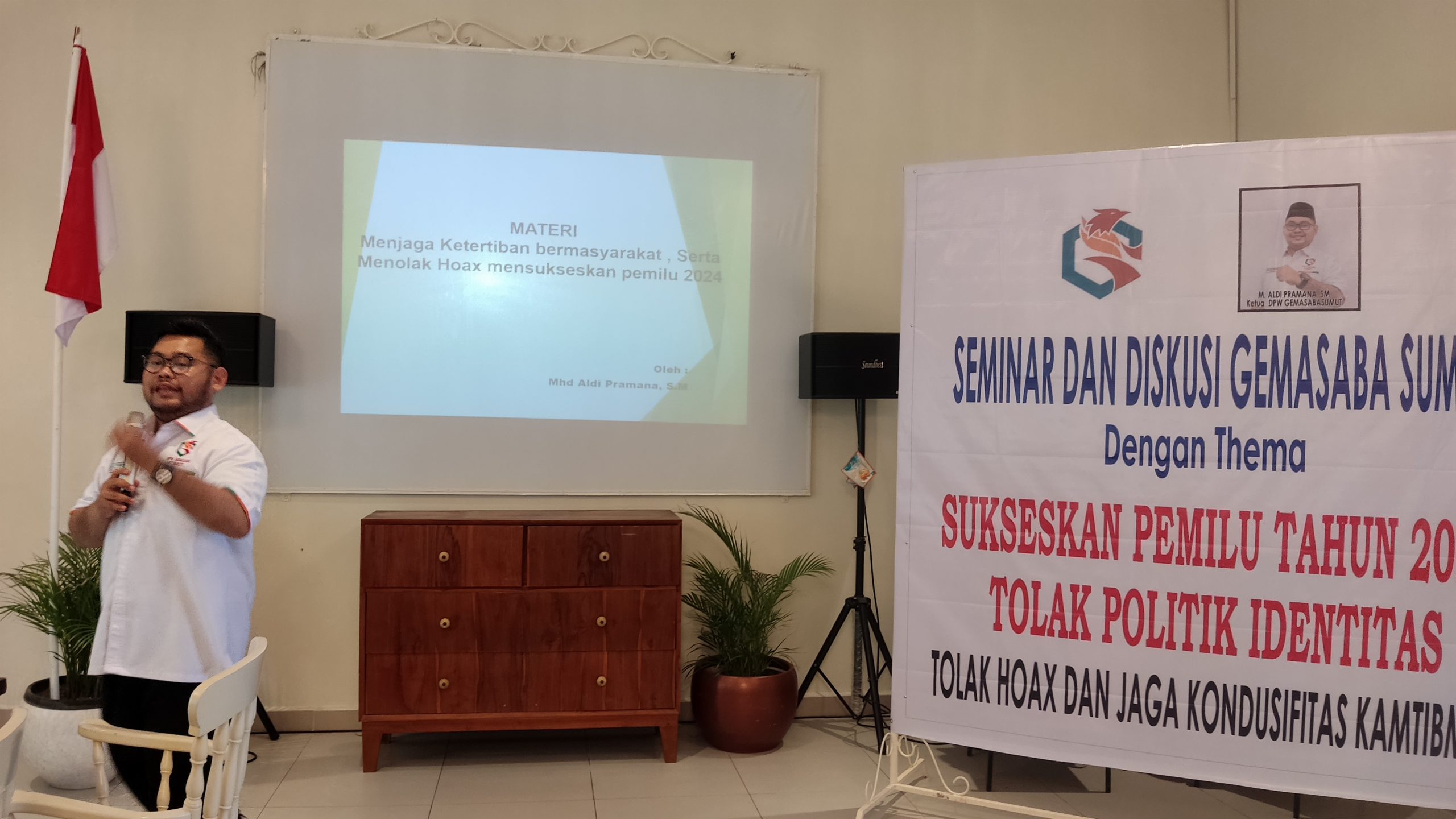 GemaSaba Gelar Seminar Dan Diskusi, Menjaga Kamtibmas, Menolak Hoax dan Politik Identitas Jelang Pemilu, Deempatbelas.com