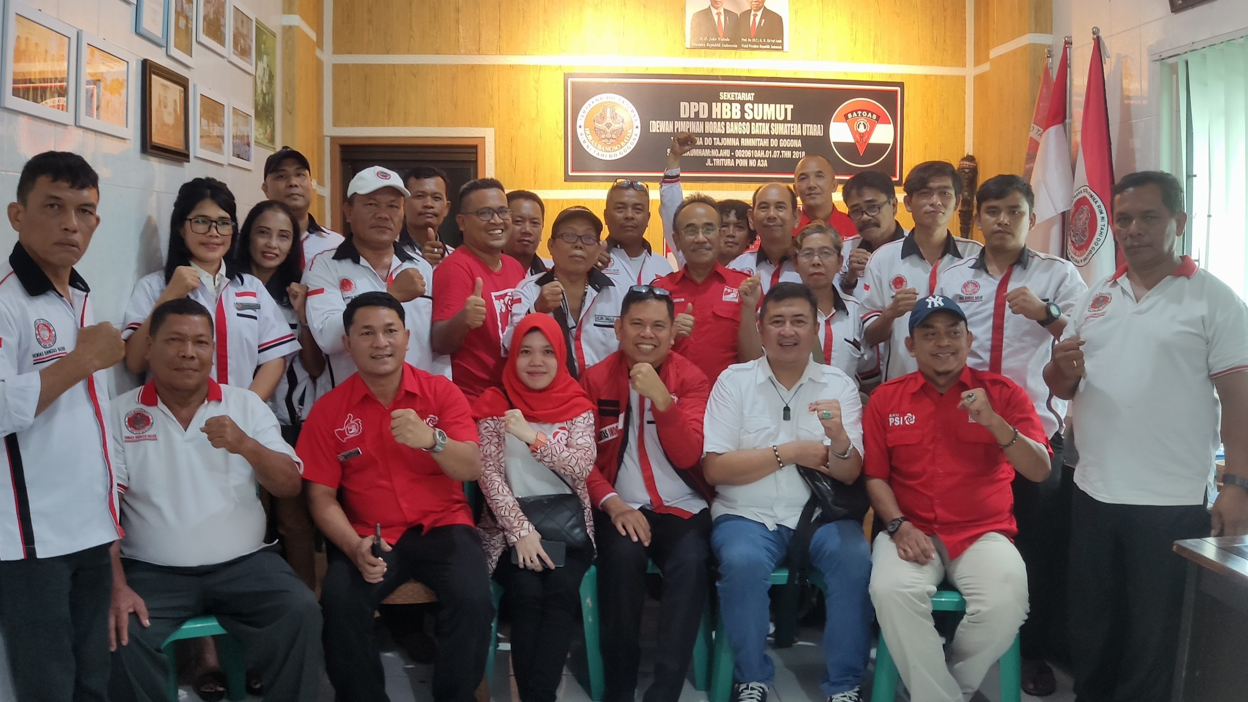 Berkunjung Ke Markas HBB,Ketua PSI Sumut: Kami Yakin Menang Pemilu 2024, Deempatbelas.com