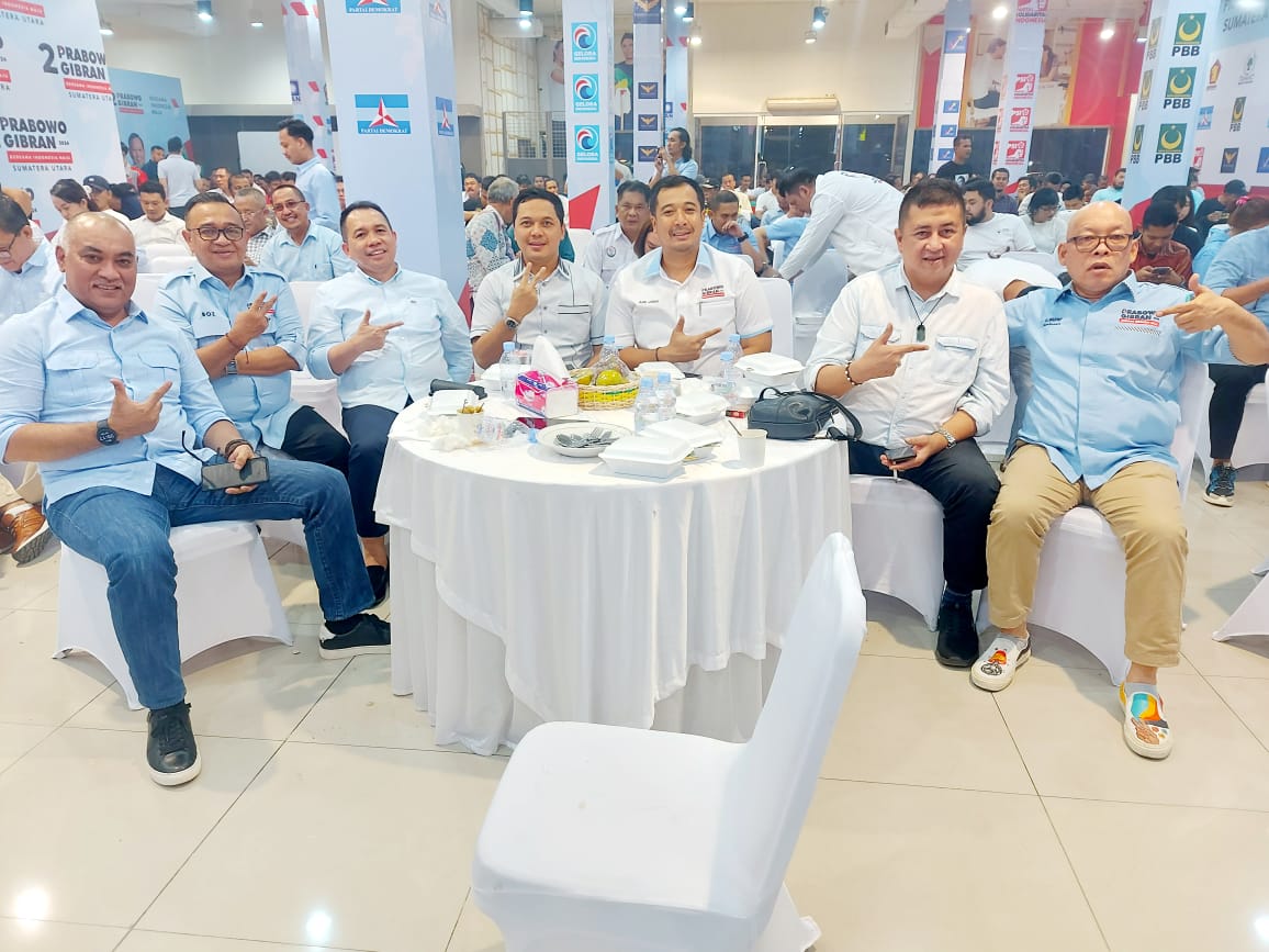 Nobar Debat Cawapres, TKD Prabowo-Gibran Sumut Yakin Gibran Akan Keluarkan Ide Gagasan Brilian, Deempatbelas.com