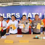 DALAM DUA PEKAN, POLRES BATUBARA BERHASIL UNGKAP 7 KASUS NARKOBA DENGAN 10 TSK