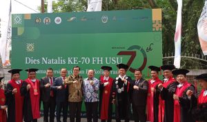 Dies Natalis ke-70 FH USU, Ketua KY Sampaikan Orasi Ilmiah &#8220;Tantangan Kekinian KY Dalam Pengawasan Peradilan, Deempatbelas.com