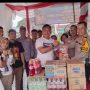 BRI BERSAMA JAJARAN SATLANTAS LIMA PULUH BERIKAN BINGKISAN KEPADA PETUGAS DI POS PAM IDUL FITRI