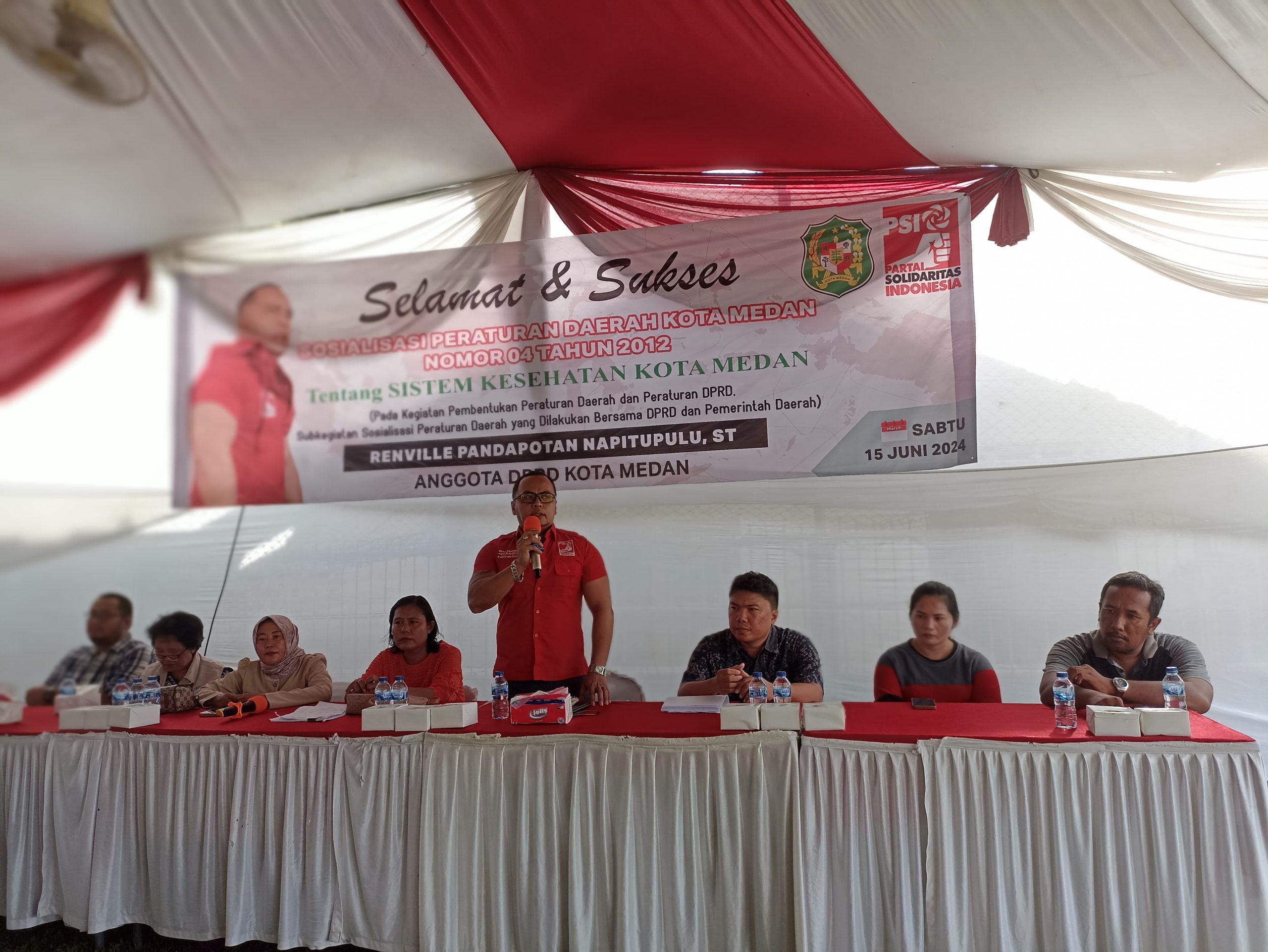 Renville Napitupulu: Cukup Dengan KTP Kini Warga Medan Bisa Berobat Gratis di Seluruh Indonesia, Deempatbelas.com