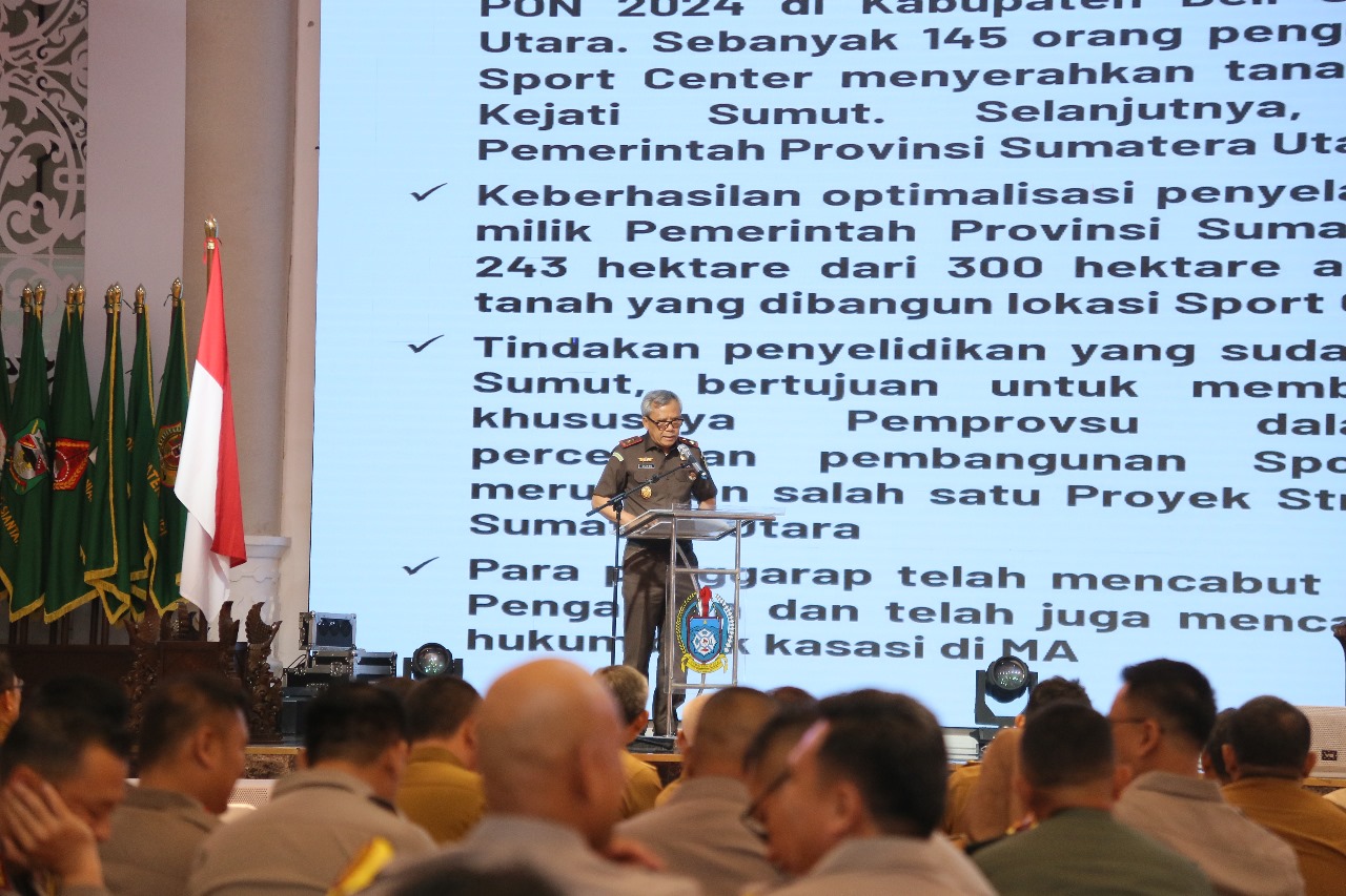 Kajati Sumut Hadiri Rapat Koordinasi Kepala Daerah dan Forum Koordinasi Pimpinan Daerah Se-Sumut, Deempatbelas.com