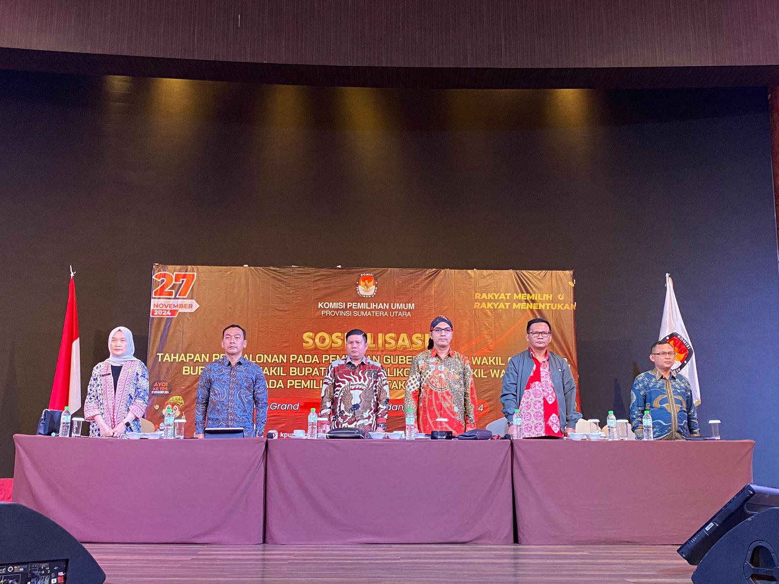 KPU Sumut Sosialisasikan Tahapan Pencalonan Pilkada Serentak Bersama Media Center, Deempatbelas.com