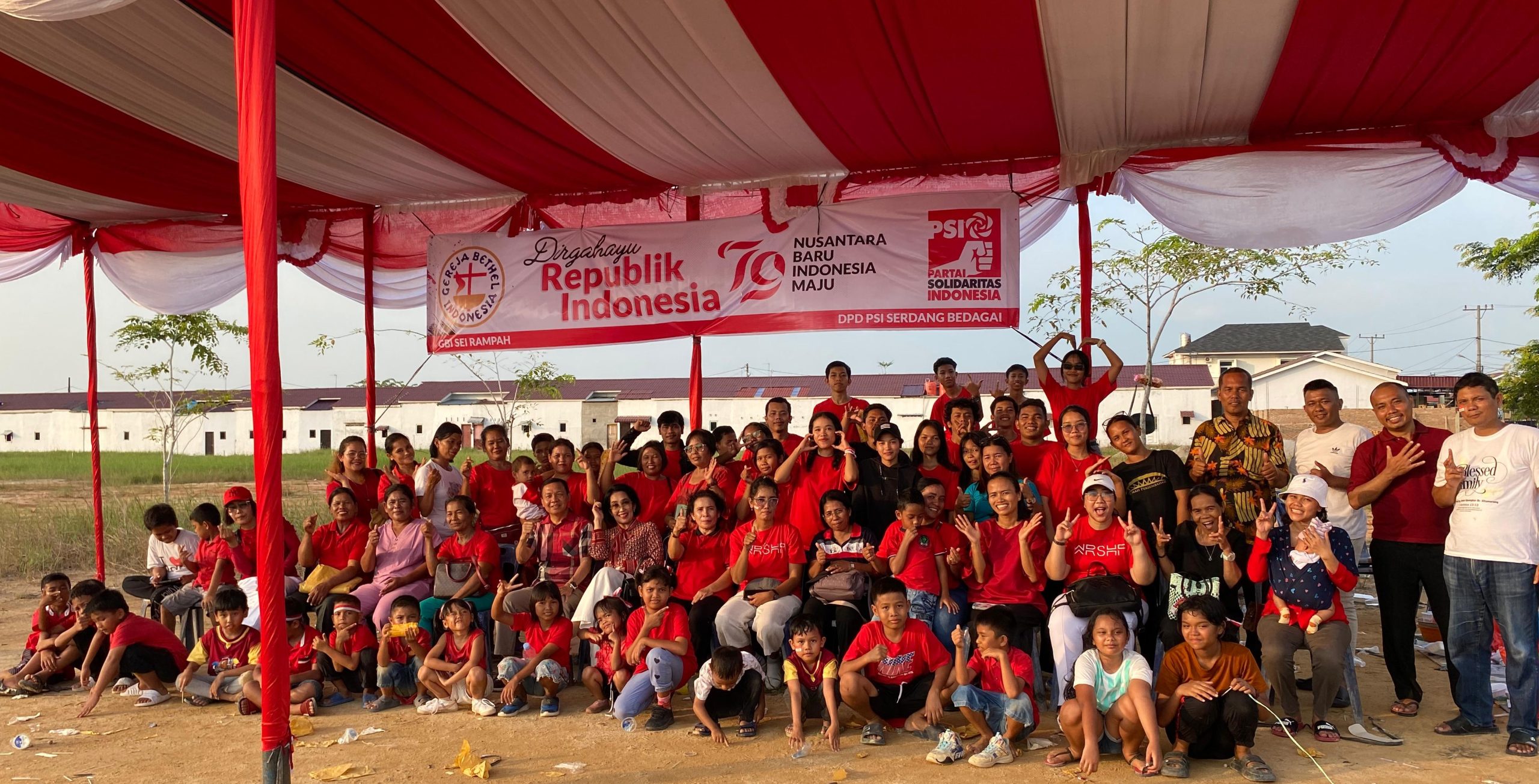 Gebyar Kemerdekaan HUT RI Ke-79, DPD PSI Sergai Gelar Berbagai Perlombaan Bersama Warga , Deempatbelas.com