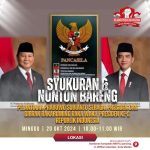 RPN UNDANG TOKOH DAN MASYARAKAT SYUKURAN DAN NOBAR PELANTIKAN PRESIDEN PRABOWO SUBIANTO