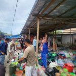 SAAT BLUSUKAN DI PASAR TRADISIONAL, BAHARUDDIN-SYAFRIZAL DICURHATI PEDAGANG DAN DITERIAKIN NOMOR DUA BAHAGIA SAZA