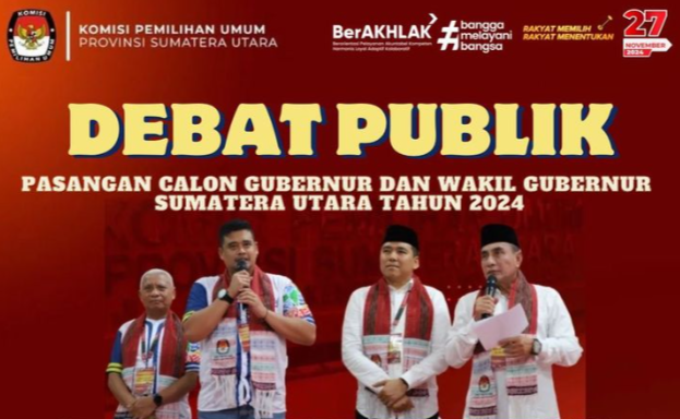 Ini Dia Isu Yang Akan Diangkat Saat Debat Kandidat Perdana Bagi Paslon Pilgubsu 2024, Deempatbelas.com