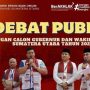 SAAT DEBAT KANDIDAT, KPU SUMUT HARAPKAN MASING-MASING PASLON MENGEDEPANKAN VISI DAN MISINYA