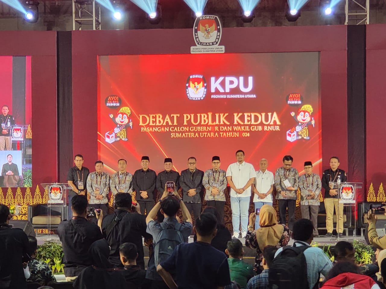 Debat Kedua Pilgub Sumut 2024 Tema&#8221; Kerja Peningkatan Daya Saing Daerah dan Pembangunan Berkelanjutan”, Deempatbelas.com