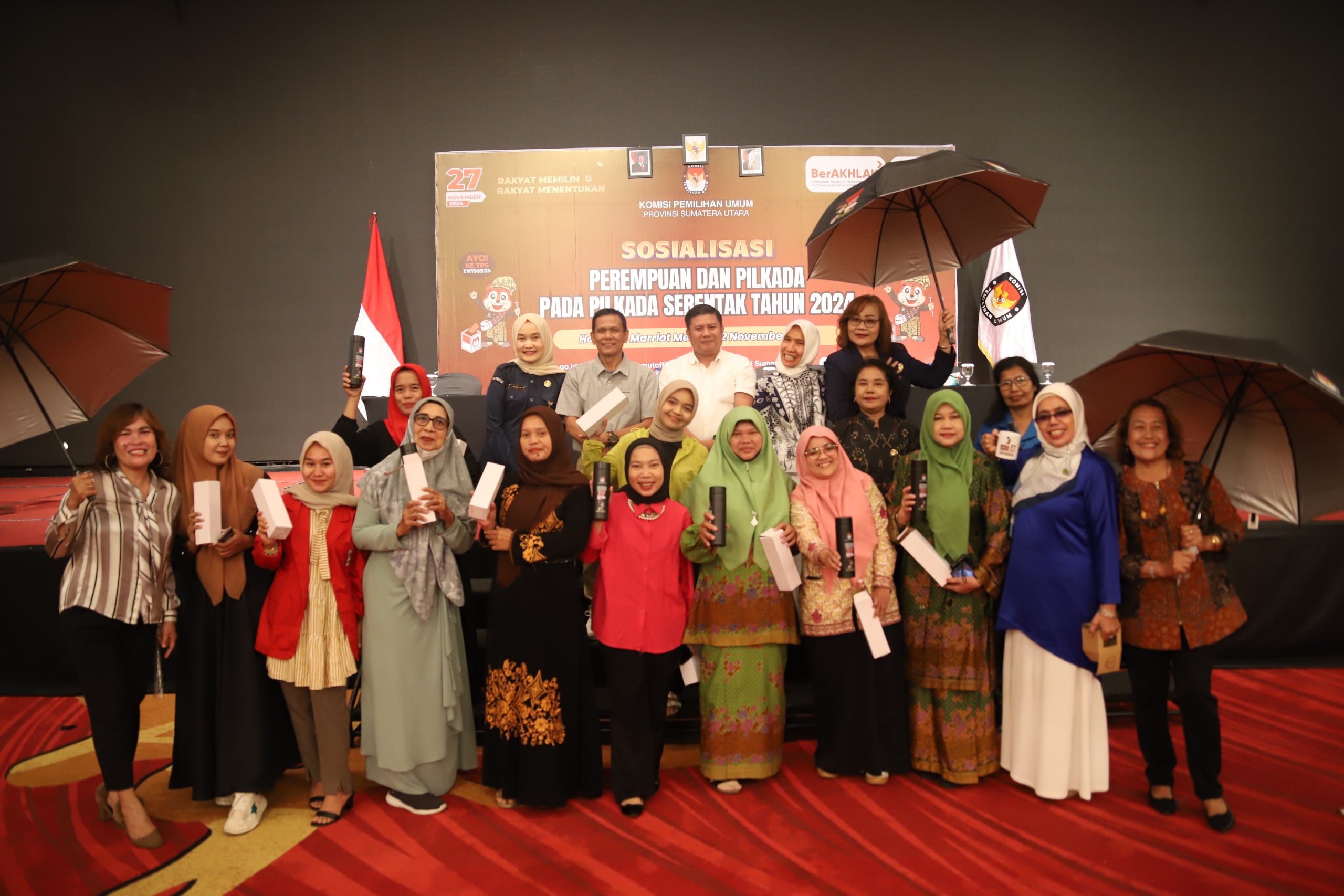 IMG_1061 KPU Sumut Menggelar Sosialisasi Perempuan dan Pilkada Pada Pilkada Serentak Tahun 2024, Deempatbelas.com