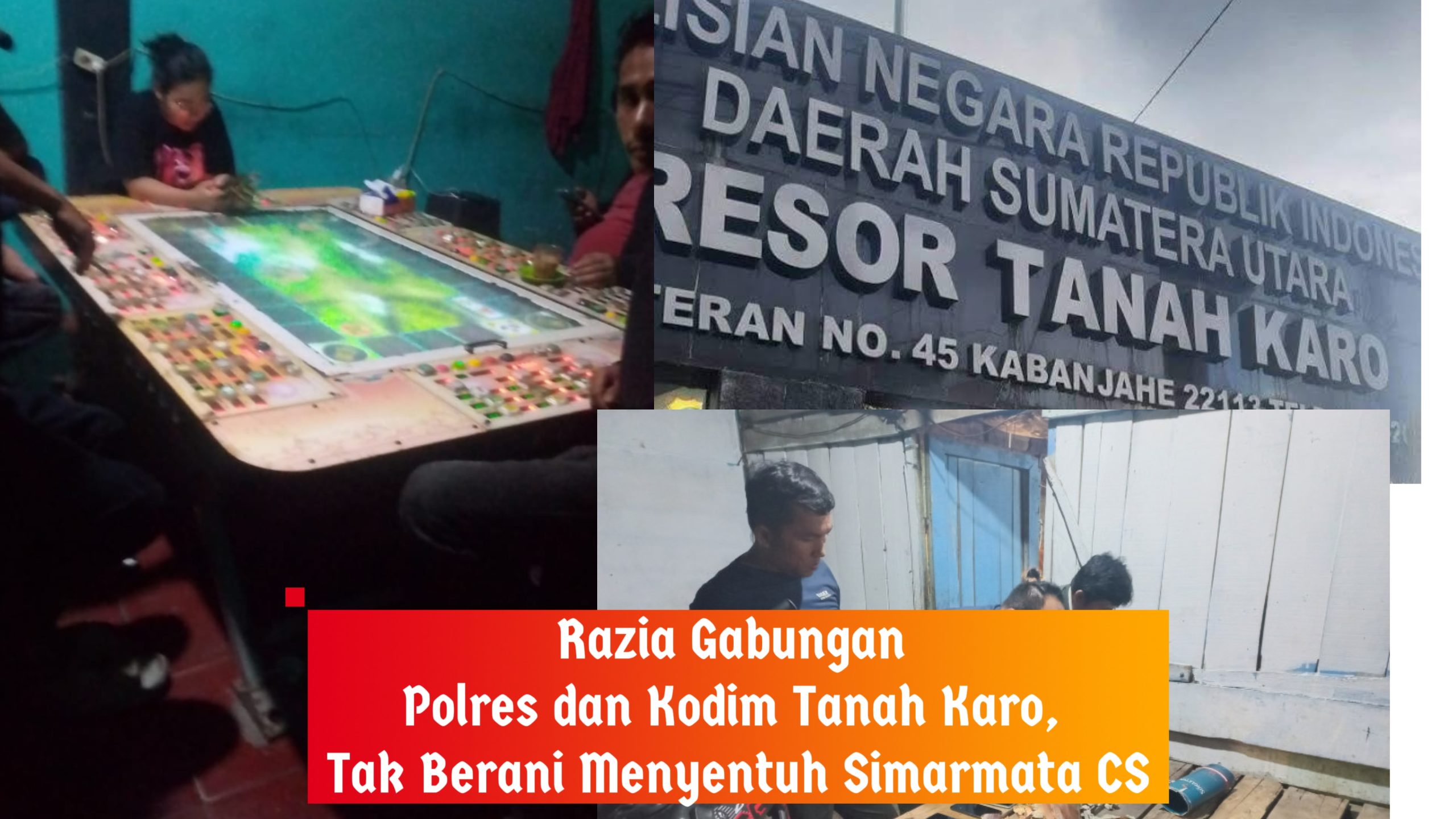 Razia Gabungan Jajaran Polres dan Kodim Tanah Karo Tak Berani Menyentuh Bandar Judi Berinsial &#8220;Simarmata&#8221; CS, Deempatbelas.com