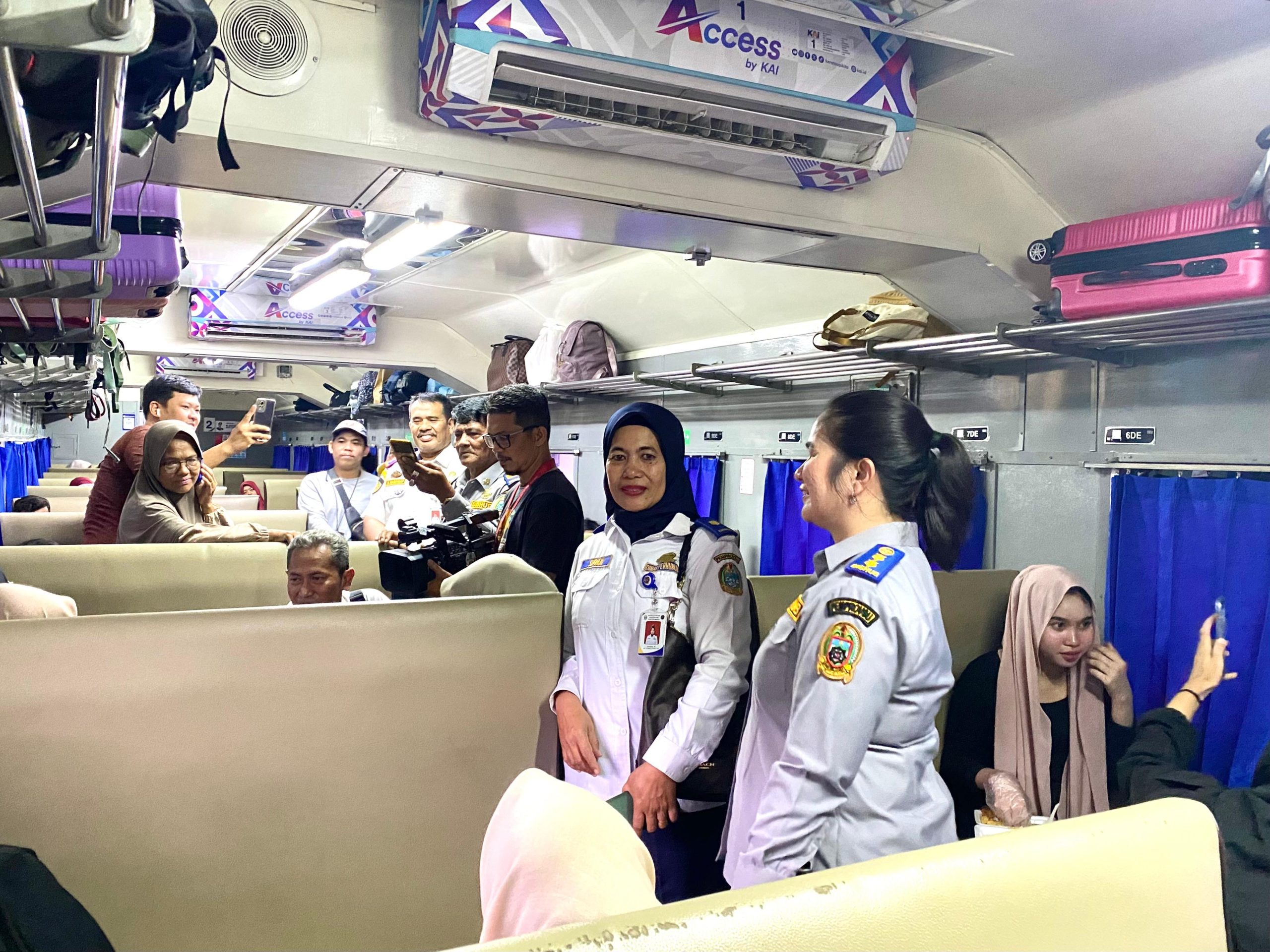 Kolaborasi Pemprov Sumut dan PT KAI Berangkatkan 623 Pemudik Tahap I, Deempatbelas.com