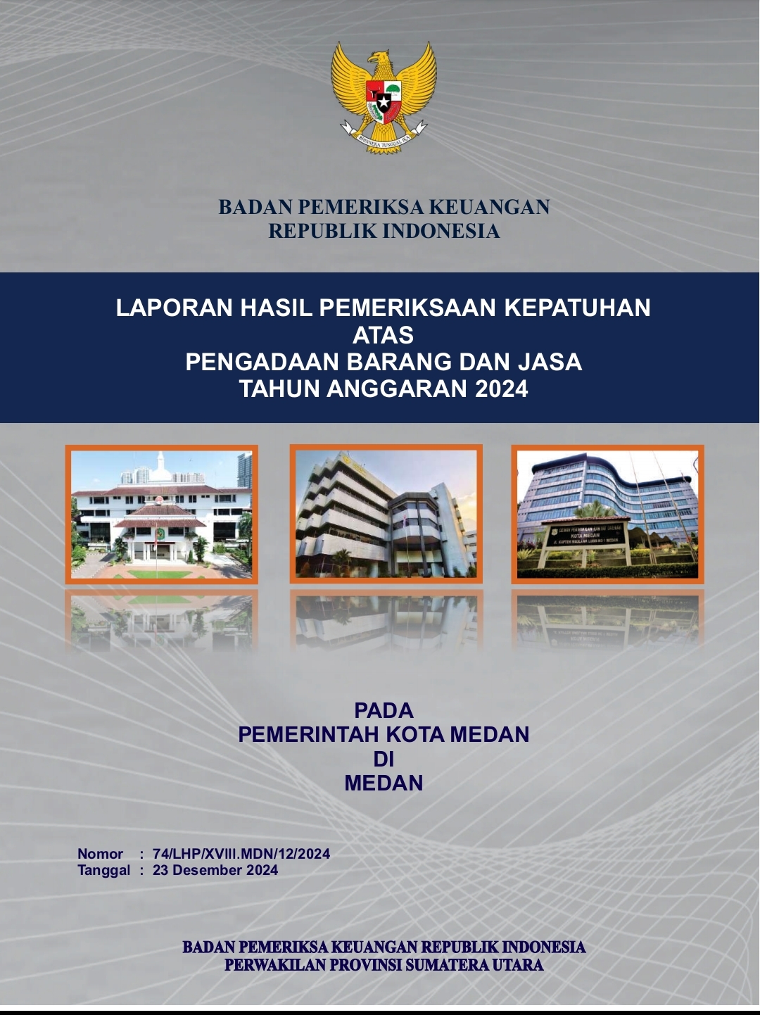 BPK Ungkap Belasan Proyek Dinas SDABMBK Medan Tahun 2024 Tidak Sesuai Spek,Nilainya 3,77 Miliar Lebih, Deempatbelas.com