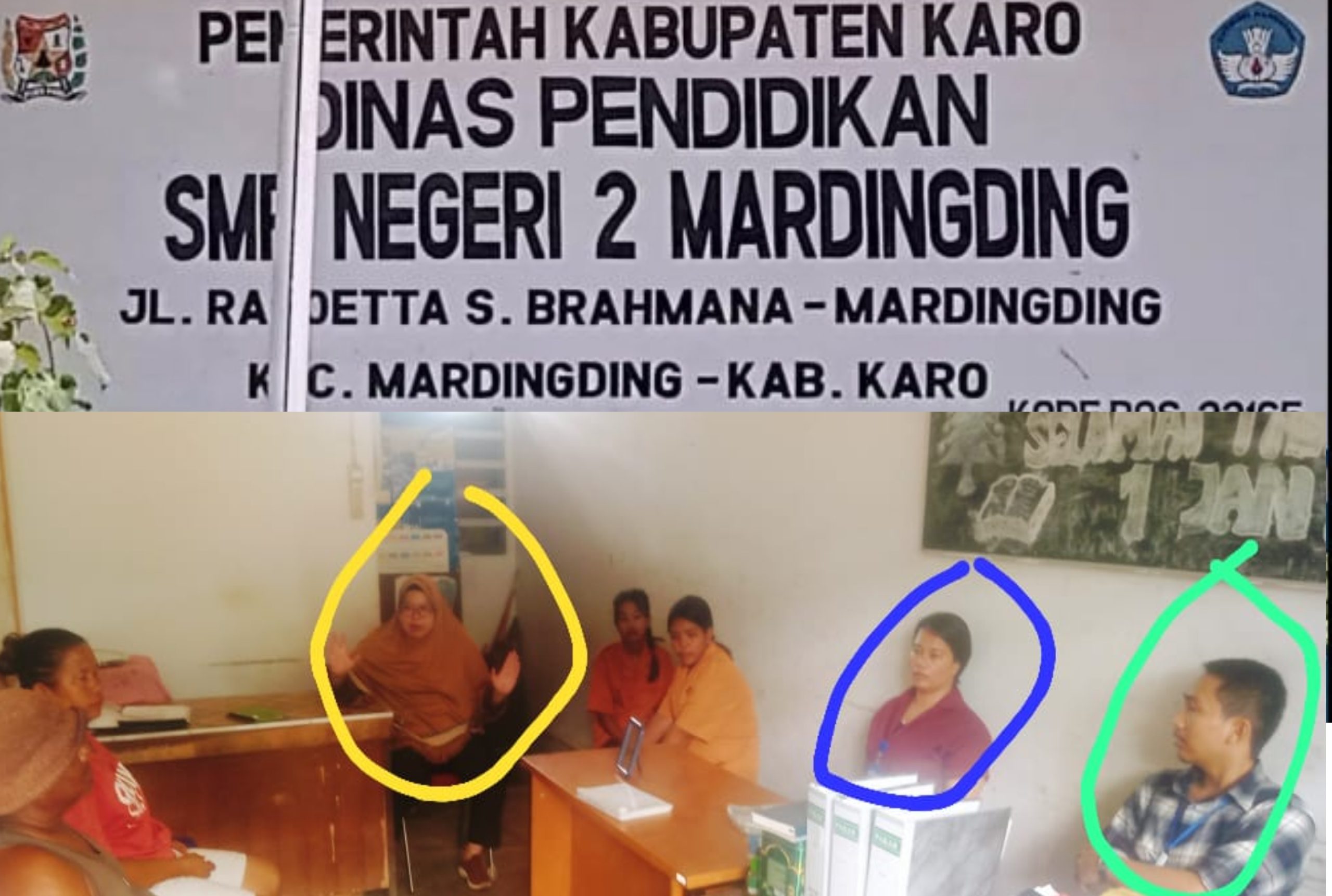 Hanya Karena Uang Rp3000, Siswa SMPN 2 Mardinding Diduga Jadi Korban Penganiayaan Seorang Guru ASN di Sekolah, Deempatbelas.com