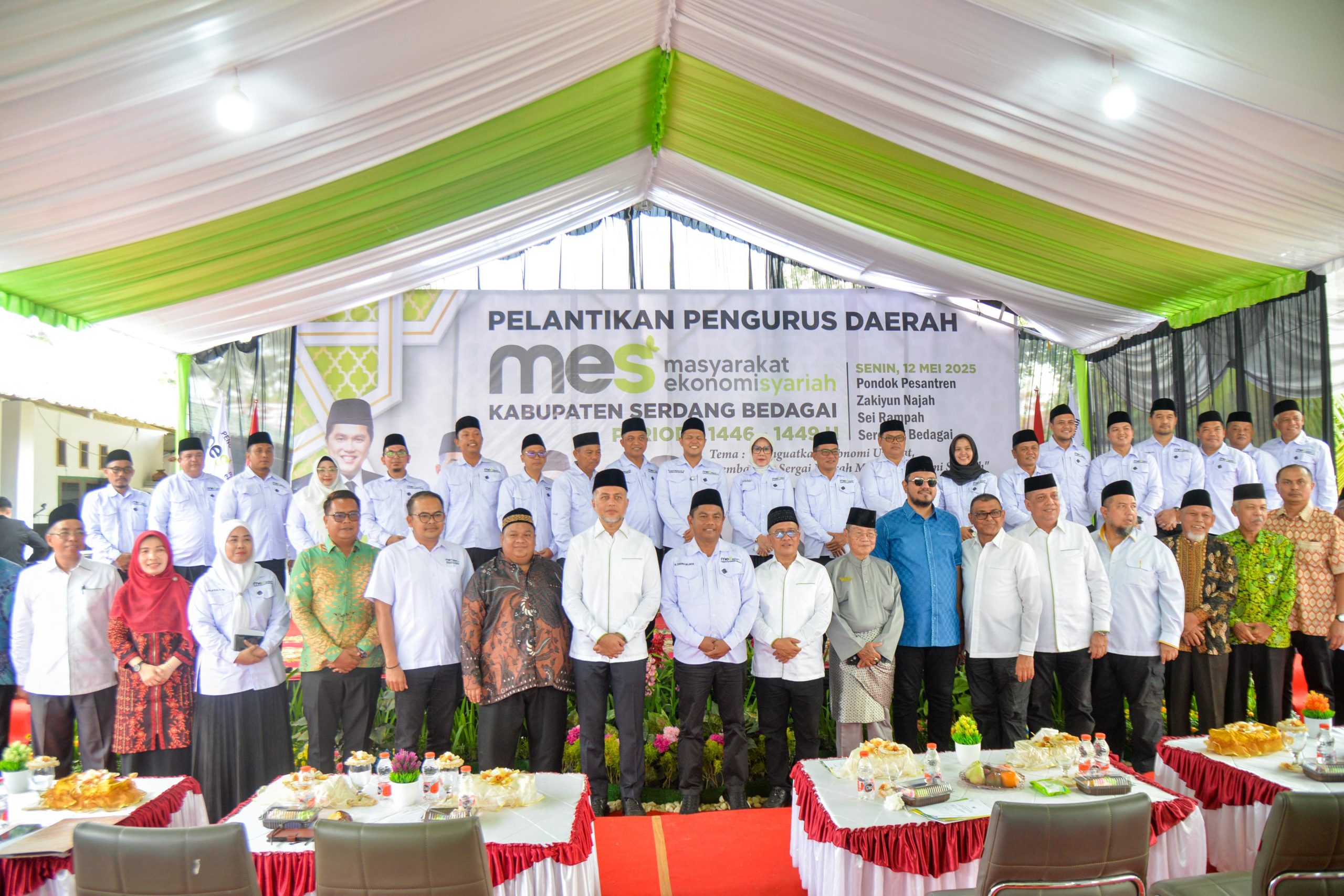 Ketum MES Musa Rajekshah Resmi Lantik Adlin Tambunan Ketua MES Sergai, Deempatbelas.com