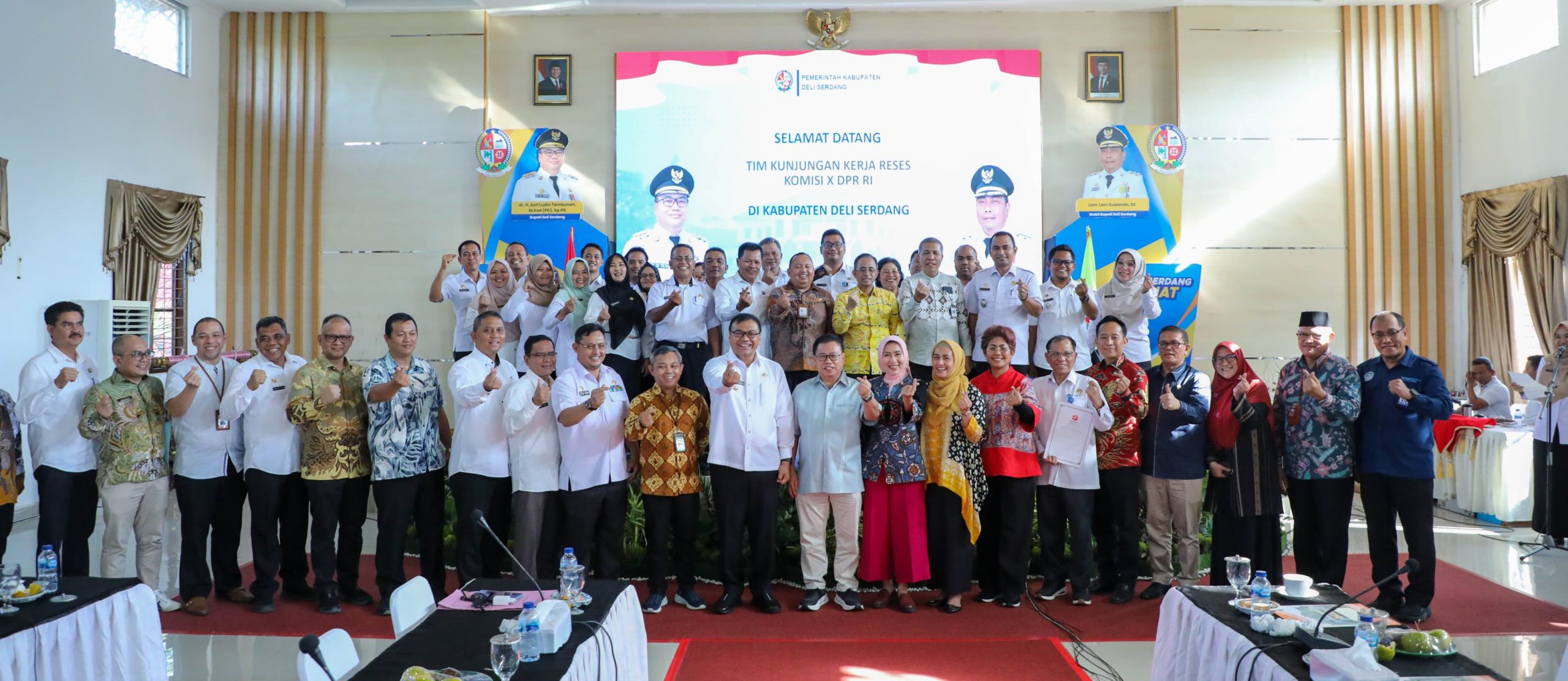 Bersama Dirjen Dikti, Kepala LLDikti Wilayah I Hadiri Kunjungan Kerja Reses Komisi X DPR RI di Kabupaten Deli Serdang, Deempatbelas.com