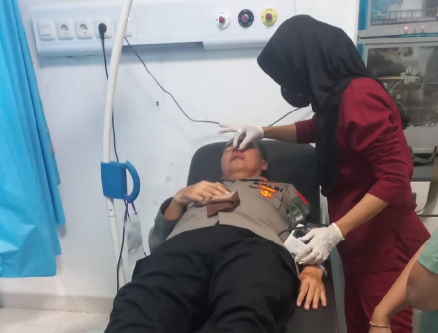 Kapolsek Belawan Terluka Saat Amankan Tawuran Remaja&nbsp;, Deempatbelas.com