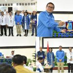 PROF SAIFUL ANWAR MATONDAG SAMBUT KUNJUNGAN ANGGOTA DPR RI KOMISI X SABAM SINAGA DI LLDIKTI WILAYAH I SUMUT