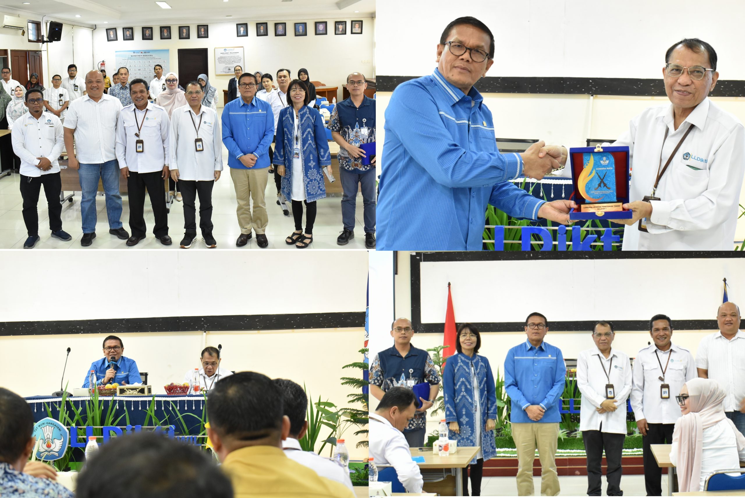 Prof Saiful Anwar Matondag Sambut Kunjungan Anggota DPR RI Komisi X Sabam Sinaga di LLDikti Wilayah I Sumut, Deempatbelas.com