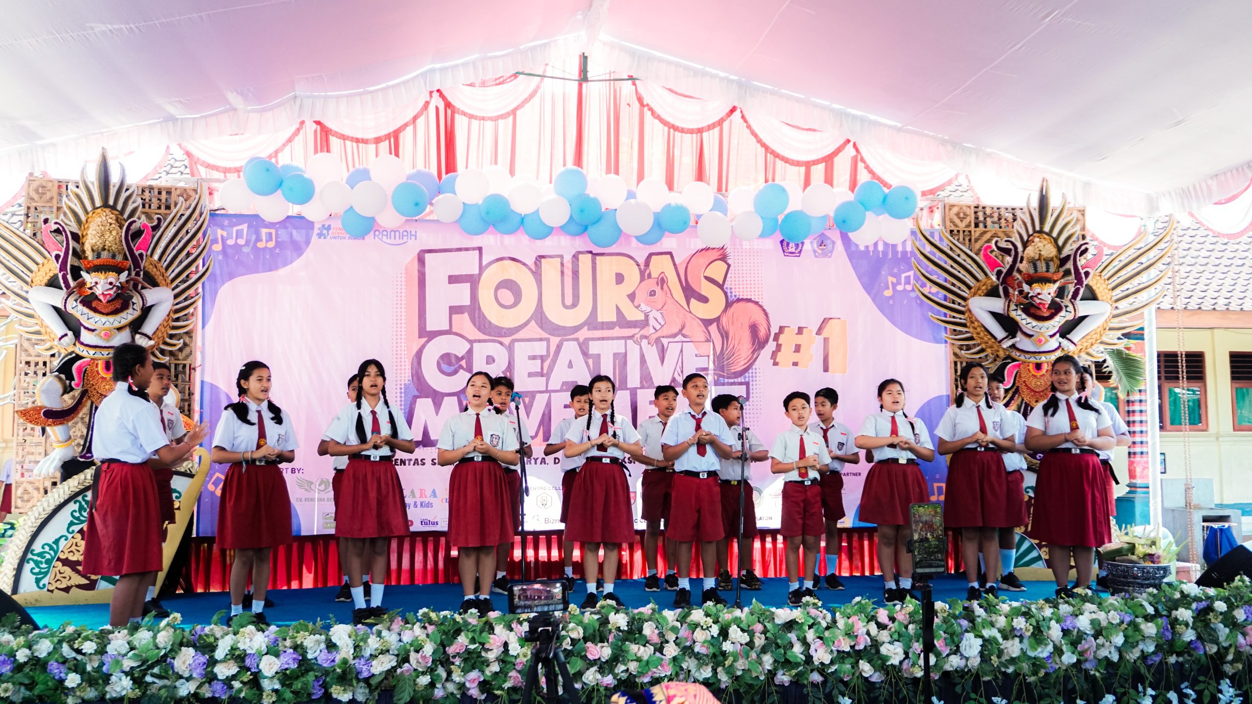 Fouras Creative Movement, Ajang Kreatifitas Siswa SD Negeri 4 Abiansemal Sukses Digelar, Deempatbelas.com