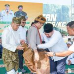 TURUT MENDOAKAN KESELAMATAN PRAJURIT TNI YONIF 126 YANG BERTUGAS DI PAPUA, BUPATI BATU BARA HADIRI TABLIGH AKBAR BERSAMA UAS