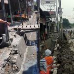 DIDUGA PROYEK SILUMAN, PEMBANGUNAN DRAINASE TANPA PLANG DITEMUKAN BANYAK KEJANGGALAN
