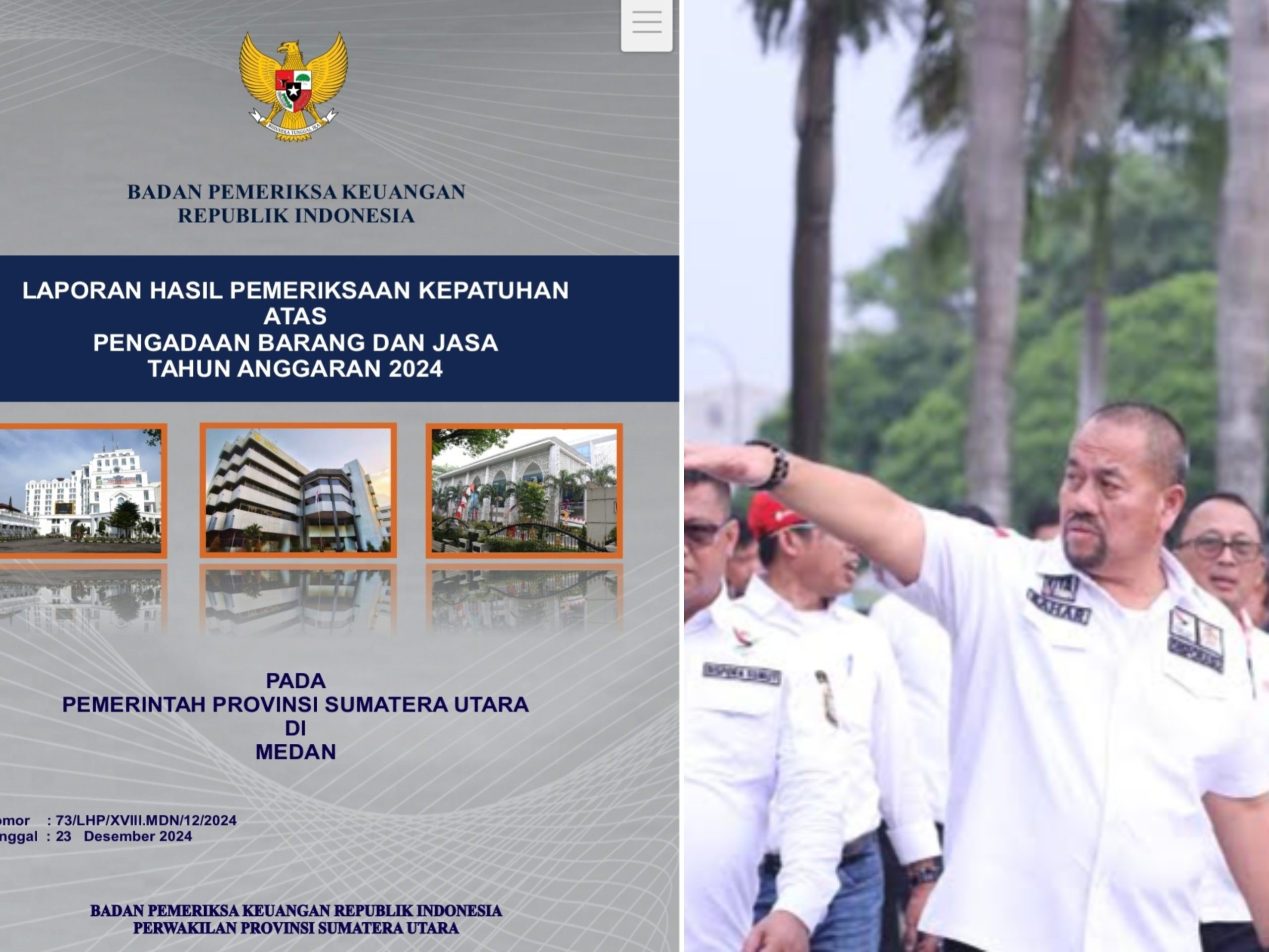 Mantan Kadispora Sumut Baharuddin Siagian Tinggalkan Temuan BPK Nilainya Rp1,7 Miliaran Lebih Atas 10 Paket Pekerjaan , Deempatbelas.com