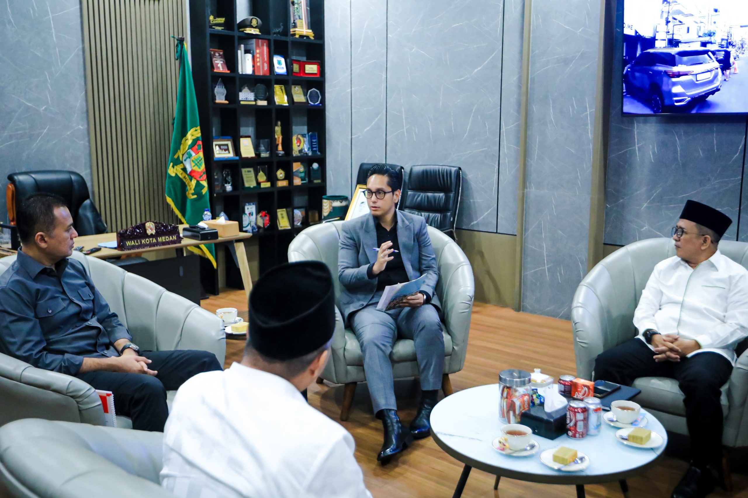 Wujudkan Ekonomi Syariah, Pemko Medan Siap Jalin Koordinasi dengan MES, Deempatbelas.com