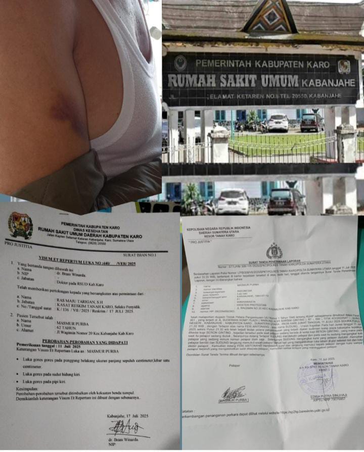 Langgar Etik, Oknum Dokter RSUD Kabanjahe Diduga Memanipulasi Hasi Visum Korban Pengeroyokan, Deempatbelas.com