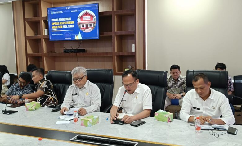 Pemprov Sumut Bentuk Tim Satgas Koperasi Merah Putih, Deempatbelas.com