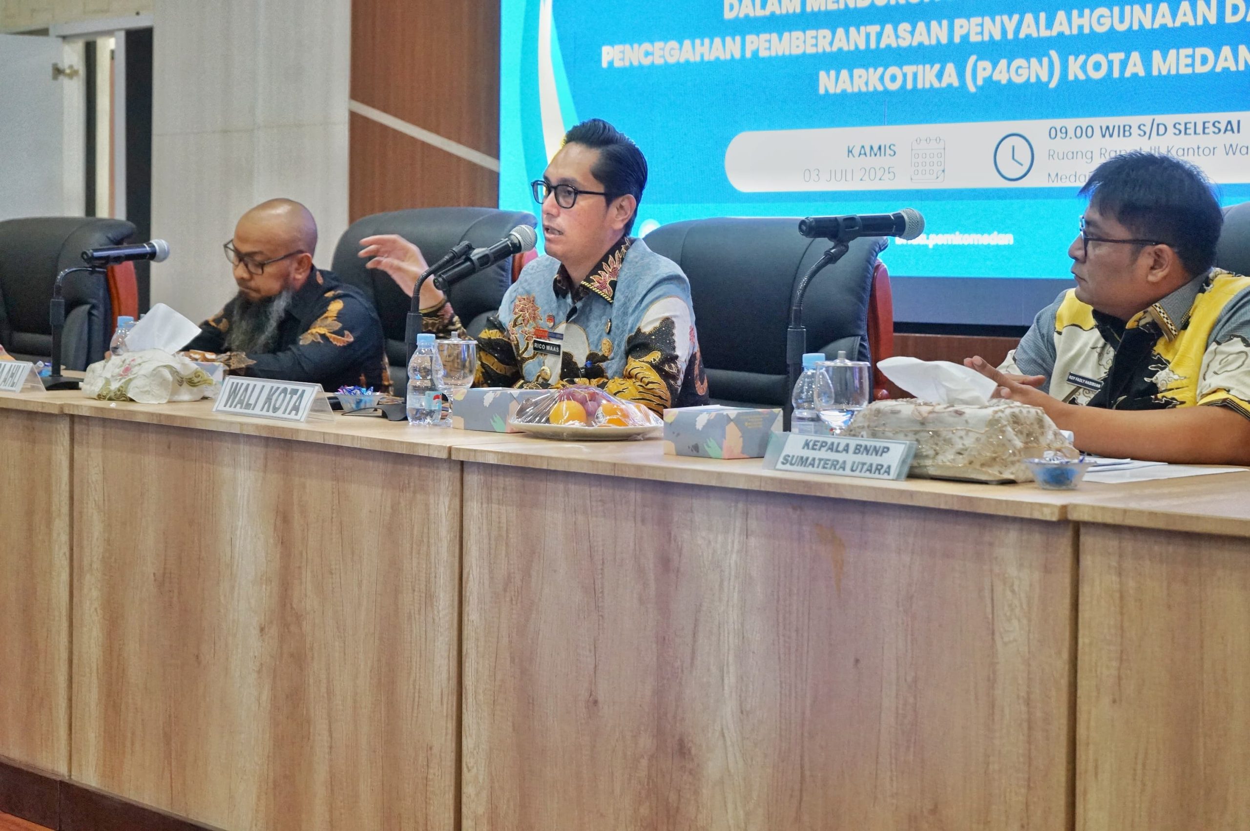 Rico Waas Dukung Pembentukan BNN Kota Medan, Deempatbelas.com