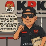 DUGAAN JUAL BELI PROYEK DI KABUPATEN KARO DI LAPORKAN KE KPK