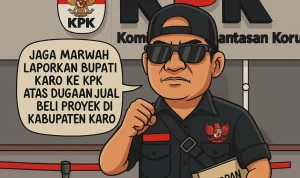 Dugaan Jual Beli Proyek di Kabupaten Karo di Laporkan ke KPK, Deempatbelas.com