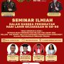 PERINGATI HARLA KE-80, KEJATI SUMUT DAN FH USU GELAR SEMINAR ILMIAH, HADIRKAN JAKSA AGUNG ST BURHANUDDIN