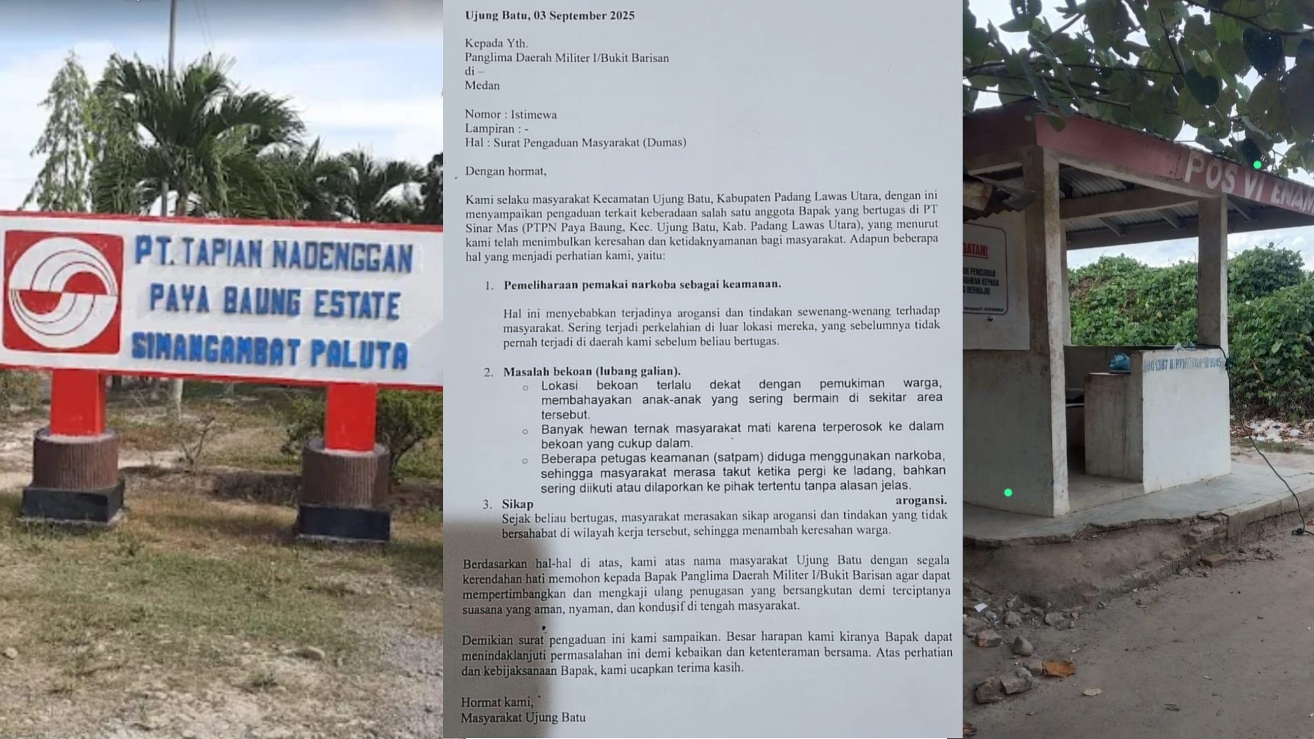 2025090521154071 Masyarakat Ujung Batu Adukan Oknum Intel Kodam ke Pangdam I/BB: ‘Kami Tak Nyaman di Tanah Sendiri, Deempatbelas.com