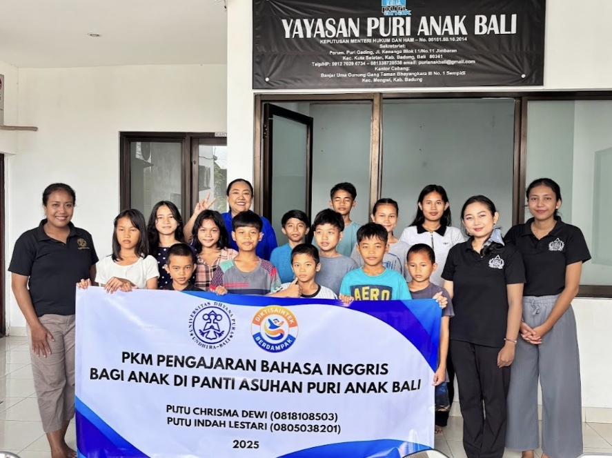 V-Ling: Media Interaktif Pelatihan Bahasa Inggris untuk Anak-anak LKSA Puri Anak Bali, Deempatbelas.com