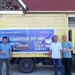 USAI DARI SUMBAR, KETUM KNPI HARIS PERTAMA BERSAMA ROMBONGAN BERGERAK KE LANGKAT DAN ACEH SALURKAN BANTUAN
